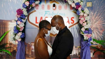 Couples are heading for Las Vegas chapels after bigger wedding plans are dashed