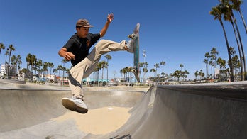 California skaters remove sand from iconic skate park in defiance of stay-at-home orders