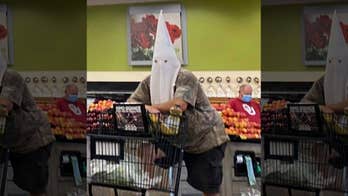 California shopper appears to wear KKK hood to grocery store in lieu of coronavirus face mask, sparking outrage