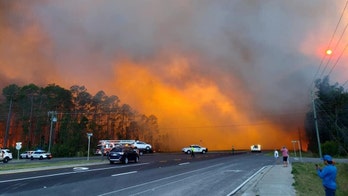 Florida wildfires force hundreds to evacuate outside Pensacola, interstate closed