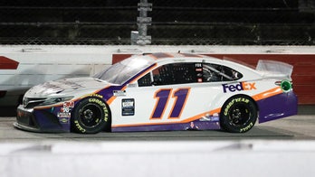 Denny Hamlin wins rain-shortened Toyota 500 at Darlington Raceway