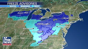 Unseasonable cold lingers for one last day in East before severe weather threat returns to Plains