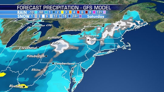 Northeast to see 'several rounds of snow' as Arctic blast pushes in while Southwest faces more record heat