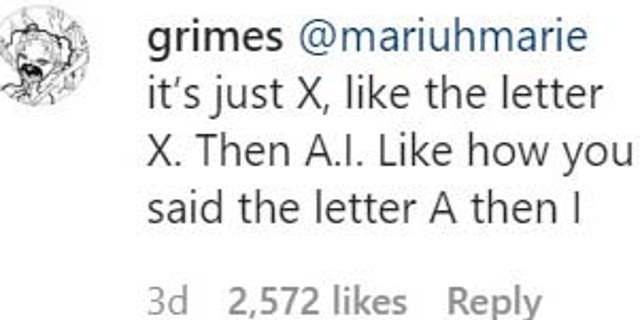 Grimes offers pronunciation of son's name different from boyfriend Elon Musk's 1 Grimes' explanation of the pronunciation of her son's name.