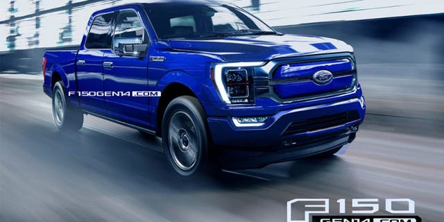 F150Gen14.com created this rendering of the 2021 F-150 based on insider information.
