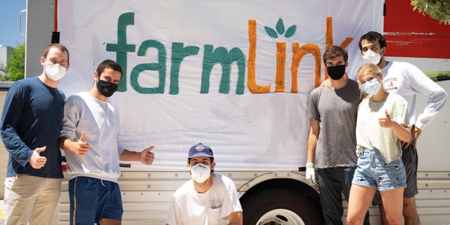 A group of college students has teamed up to connect farmers with a surplus of product with needy food banks amid the coronavirus pandemic.