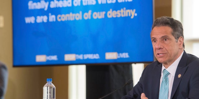 Cuomo (pictured earlier this month) has been under scrutiny from GOP politicians who say the governor should have never allowed recovering coronavirus patients to leave hospitals and go back to their residential nursing homes to spread the contagious virus. <br data-cke-eol="1">