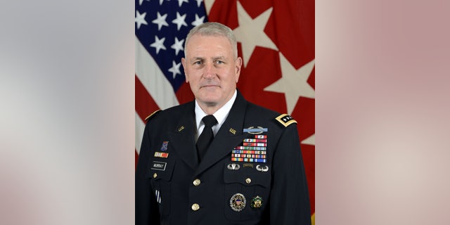 U.S. Army Gen. John M. Murray, Commanding General, Army Futures Command, Austin, Texas, poses for a command portrait in the Army portrait studio at the Pentagon in Arlington, Va., Sept. 4, 2018.