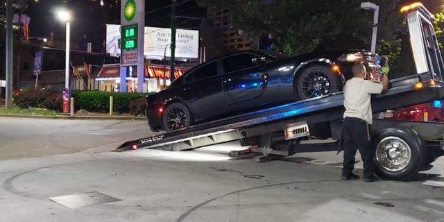 Police say they arrested 44 people for activities related to street racing. (Atlanta Police Department)