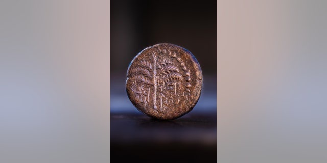 The coin is almost 2,000 years old. (Photo: Koby Harati, City of David Archive)