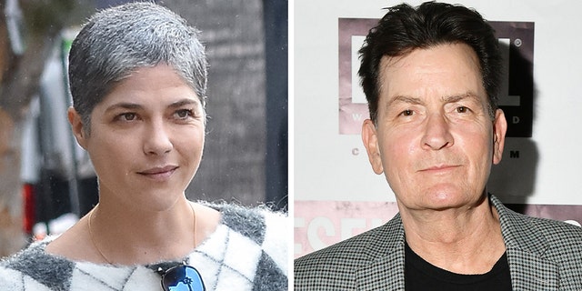 Selma Blair and Charlie Sheen' appeared in the TV series, 'Anger Management,' together.