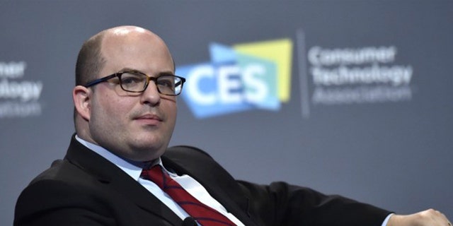 Brian Stelter has mastered the art of making his point by posing it as a question, allowing him to get away with speculating about Trump’s mental health and fitness for office. (Photo by David Becker/Getty Images)