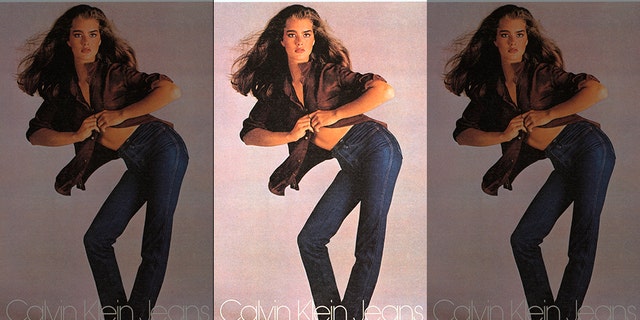 Brooke Shields caused a stir when she famously posed for Calvin Klein.