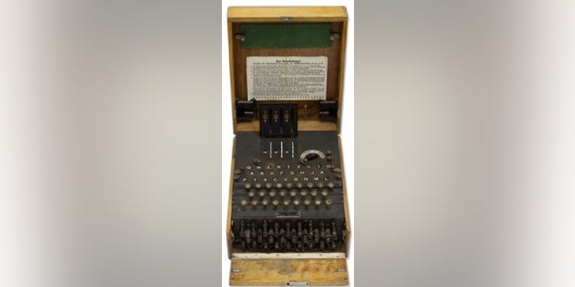 The German enigma machine.