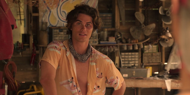 Chase Stokes stars as John B in the Netflix series 'Outer Banks'