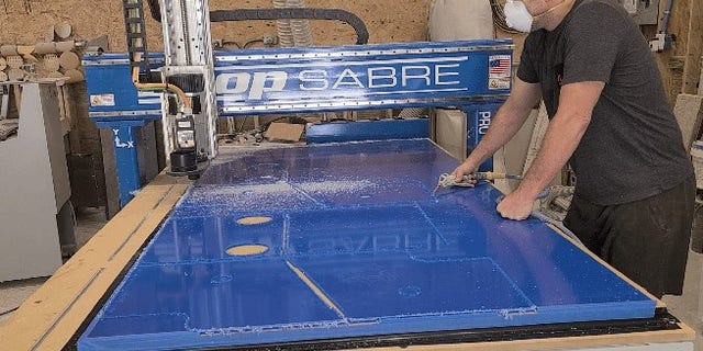 David Johnson, owner of TAG boats in Charleston, South Carolina, helped to develop an intubation box with engineer Rob Harding