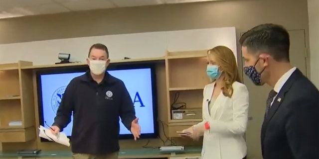 Federal Emergency Management Agency (FEMA) Administrator Peter Gaynor and Acting Homeland Security Secretary Chad Wolf showed Fox News a new crisis coordination response center called "The Surge."