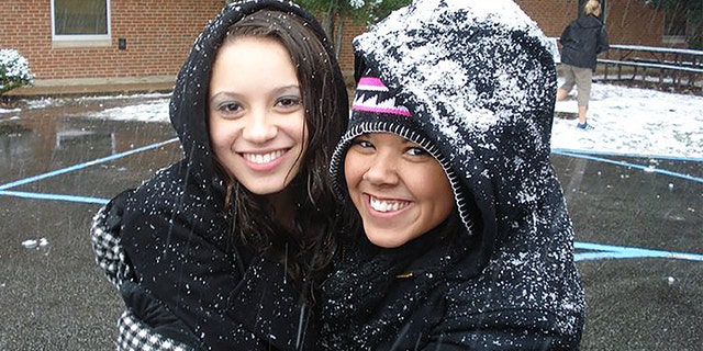 Faith Hedgepeth and pal Euna Chavis.