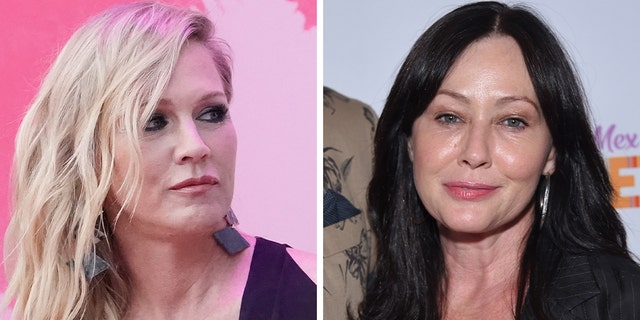 Jennie Garth starred as Kelly Taylor, while Shannen Doherty starred as Brenda Walsh in the '90s show, 'Beverly Hills, 90210.'