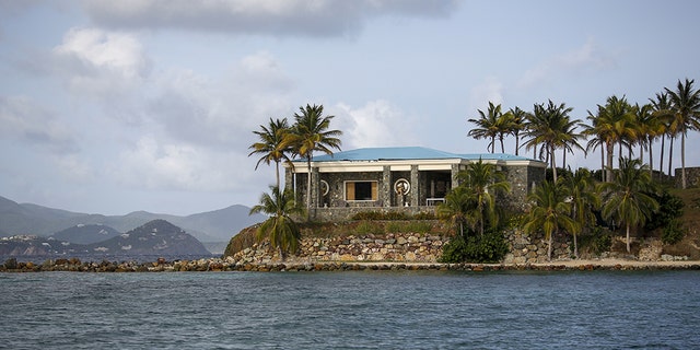 A villa stands on Little St. James Island, owned by fund manager Jefferey Epstein, in St. Thomas, U.S. Virgin Islands, on Wednesday, July 10, 2019. Photographer: Marco Bello/Bloomberg via Getty Images