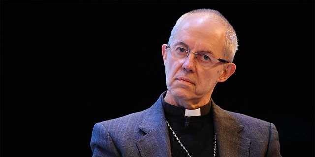 The Most Reverend Justin Welby, Archbishop of Canterbury talks at a debate on social inequality at the annual CBI conference on November 18, 2019 in London.