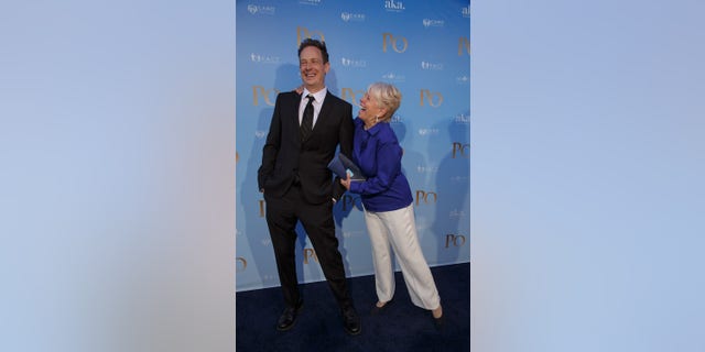Actor/Director John Asher (L) and actress Joyce Bulifant (R) circa 2016 in Hollywood, California.