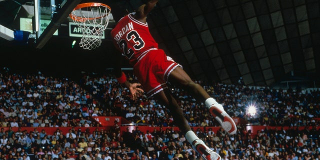 Michael Jordan was the star of the '92 Olympics. (Photo by Focus on Sport via Getty Images)