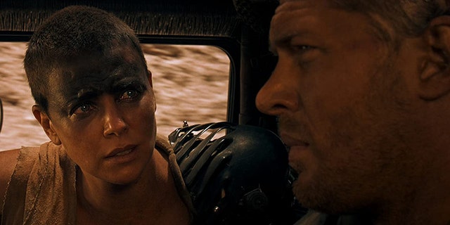 Charlize Theron (left) and Tom Hardy in 'Mad Max: Fury Road.'