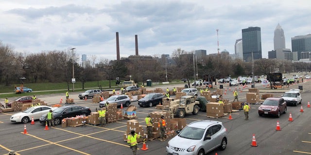 Since March 19th, the GCFB drive-thru distributions has served more than 21,000 households and 64,000 people.