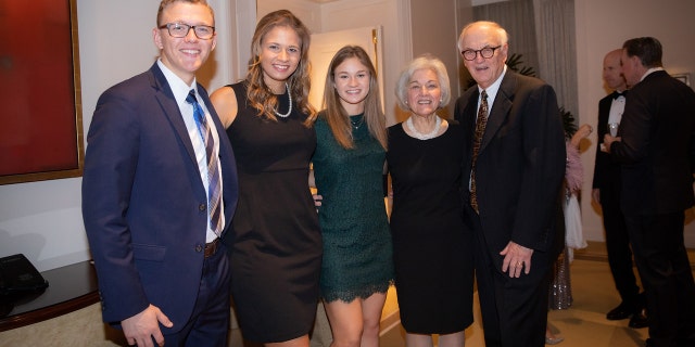 The Jarrell siblings and their grandparents at the 2018 Green Coat Gala. (Courtesy of the Jarrell family)