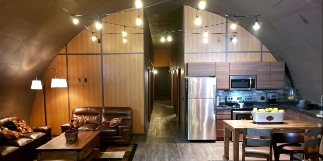 A luxury underground bunker.