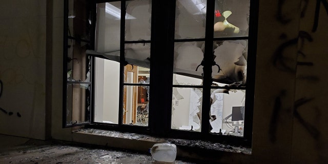 Damage after riots on Saturday in Nashville, Tenn.