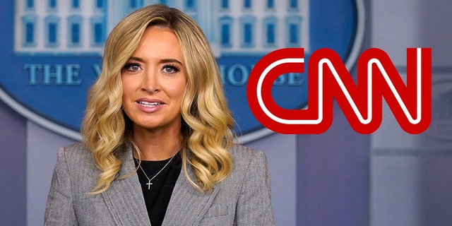 White House press secretary Kayleigh McEnany speaks during a press briefing at the White House, Friday, May 8, 2020, in Washington. (AP Photo/Evan Vucci)