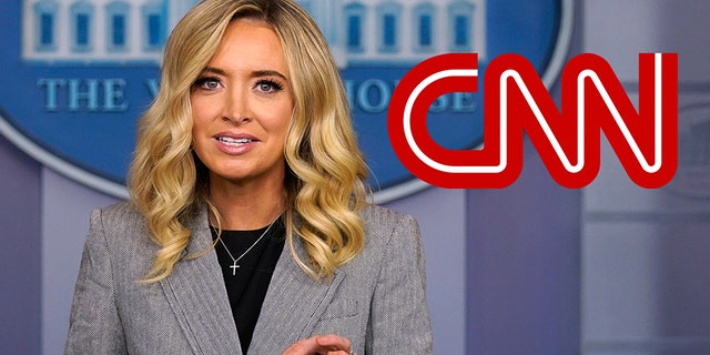 White House press secretary Kayleigh McEnany speaks during a press briefing at the White House, Friday, May 8, 2020, in Washington. (AP Photo/Evan Vucci)