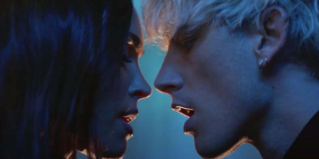 Megan Fox and Machine Gun Kelly in 'Bloody Valentine.'