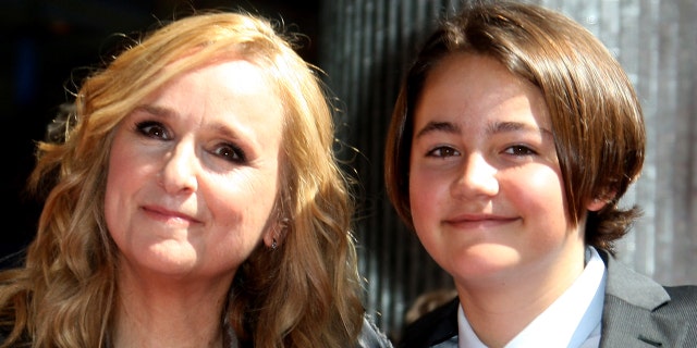 Melissa Etheridge with son Beckett in 2011.