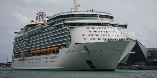 Royal Caribbean's Navigator of the Seas cruise ship, pictured.