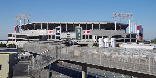 The Oakland Coliseum, home of the MLB Oakland A's, was used as a vaccination site.