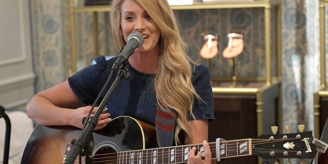 Stephanie Quayle performs at Draper James during 2019 CMA Fest Kickoff on June 03, 2019, in Nashville, Tenn.