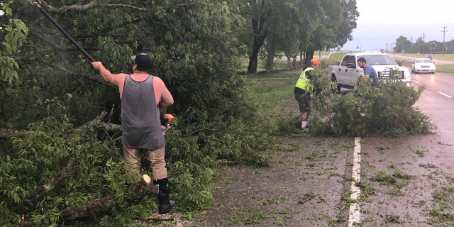 Damage was reported across Nashville after a derecho slammed the region on Sunday.