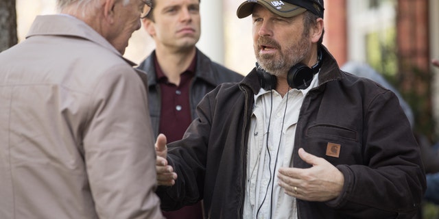 Todd Robinson on the set of 'The Last Full Measure'