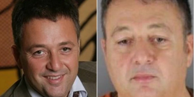 University of Minnesota Law School professor Francesco Parisi in his professional photo left and mugshot right