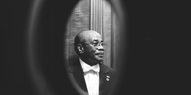 Wilson Roosevelt Jerman, White House Doorman, Aug. 5, 2004. Photo by Tina Hager, Courtesy of the George W. Bush Presidential Library and Museum