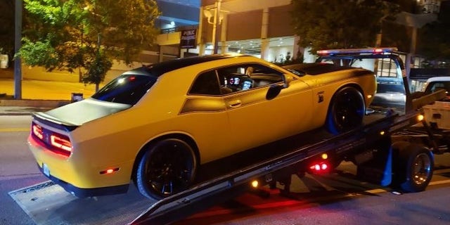 One of the 29 cars impounded by the Atlanta Police Department over the weekend. (Atlanta Police Department).