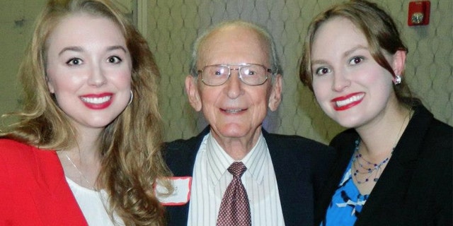 Stacie Stoelting, Colonel Bud Nelson, and Carrie Stoelting