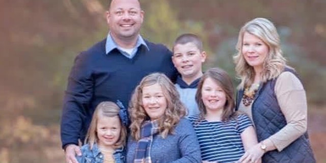 Pastor Kris Casey and his wife, Rachael, and four children: Kamryn, Kaleb, Kinley, and Kaidyn.