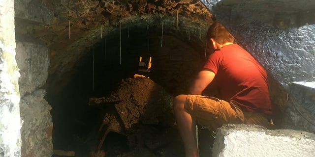 Jake Brown says he discovered a secret cellar under his house, and believes it could be up to 120 years old.