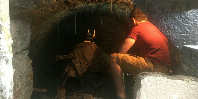 Jake Brown says he discovered a secret cellar under his house, and believes it could be up to 120 years old.