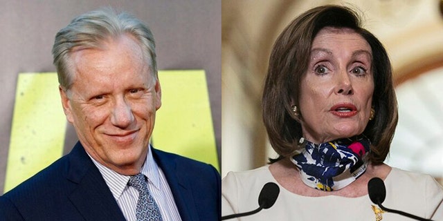 James Woods fired back at Nancy Pelosi after she called Donald Trump 