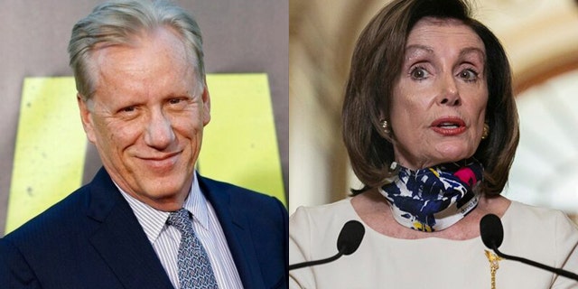 James Woods fired back at Nancy Pelosi after she called Donald Trump 